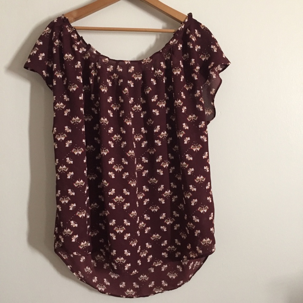 Lauren Conrad butterfly top